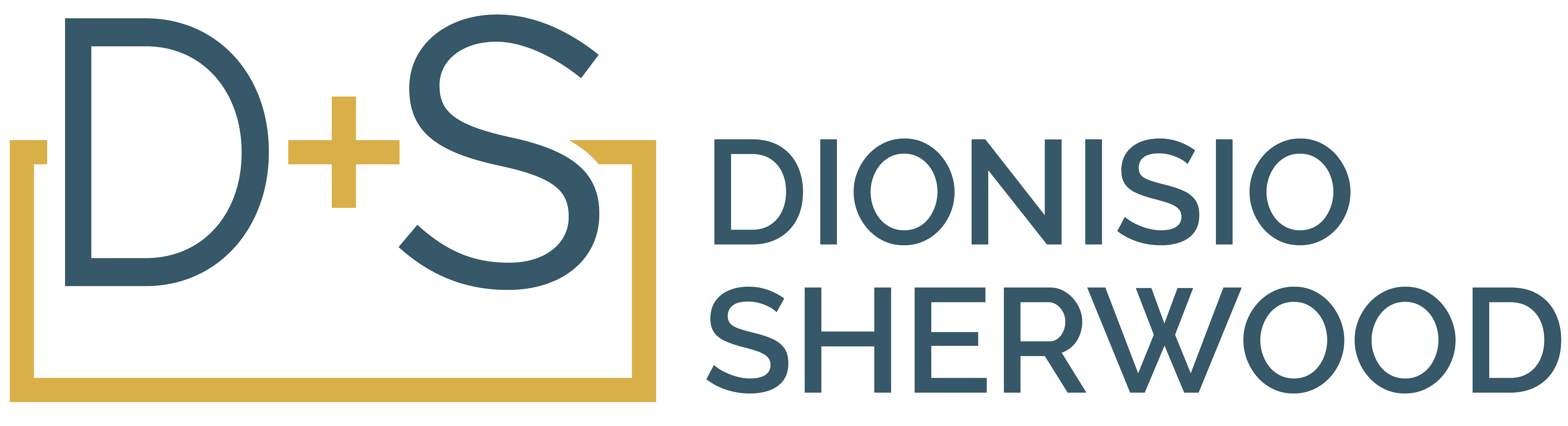 DS Logo Horizontal - indigo gold